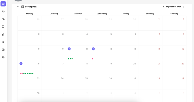 Posting plan