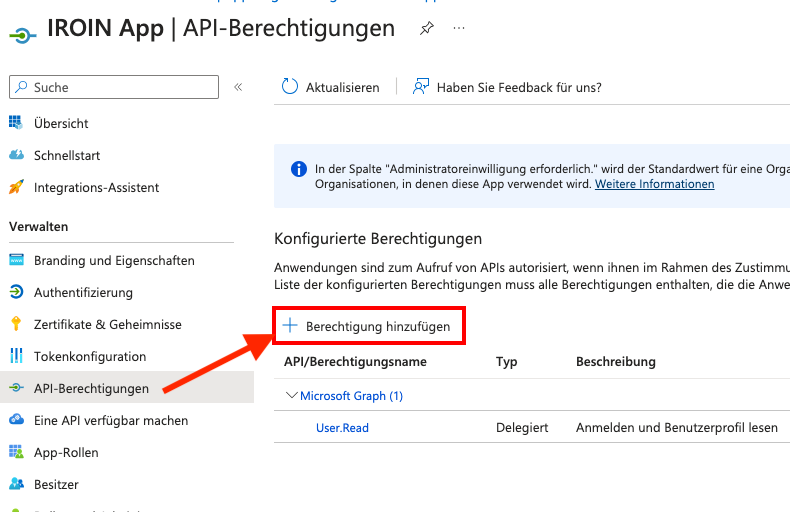 How do I set up the Outlook mail server for the IROIN® Suite?