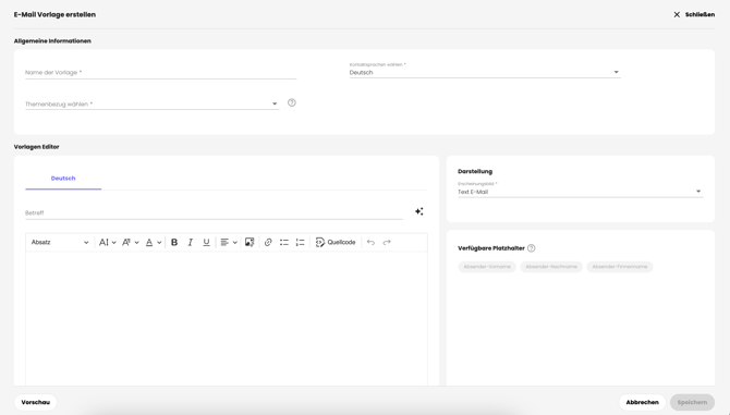 Create templates