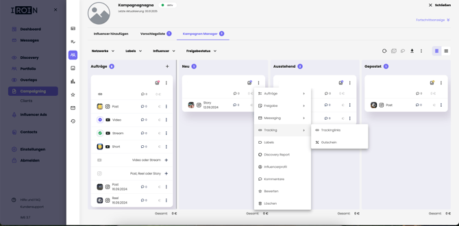Create tracking link
