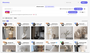Screenshot der Content-Suche von IROIN®