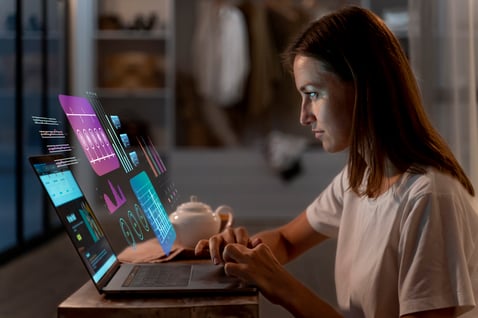 AI -Person on pc